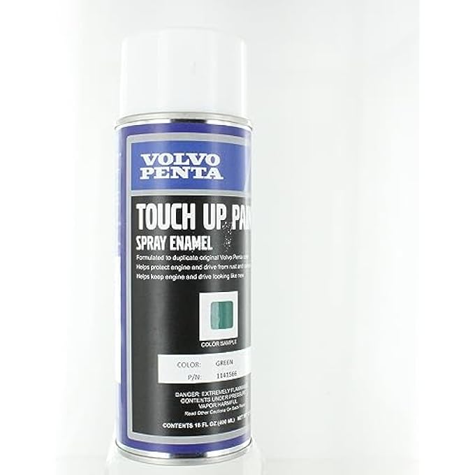 Volvo Penta 1141566 GREEN DIESEL ENGINE TOUCH-UP SPRAY PAINT GENUINE OEM - Image 4